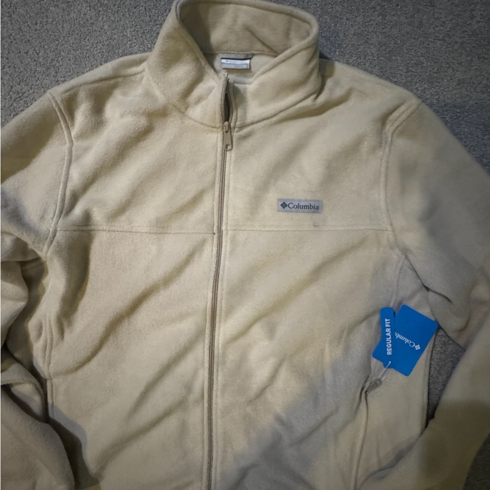 Columbia Cream Fleece Jacket